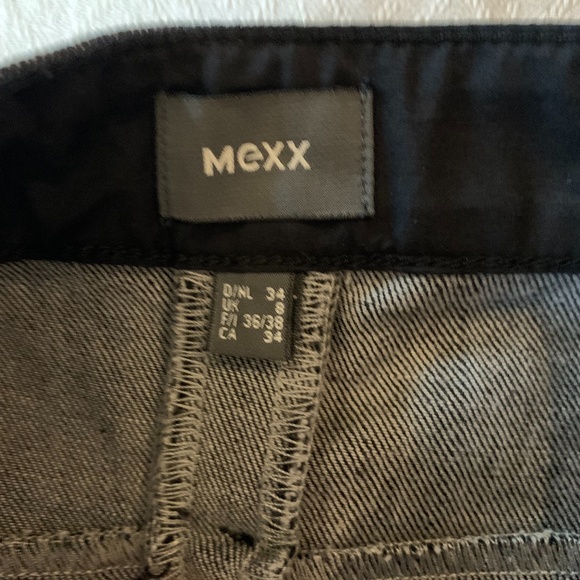 Mexx High Waist Jean Skirt, Size 34, Black Jean - Picture 10 of 13